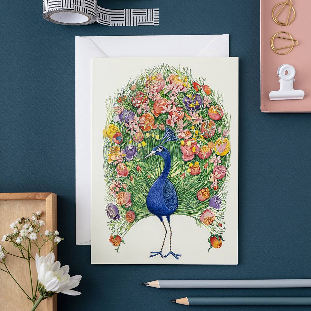 Original Watercolour | Peacock