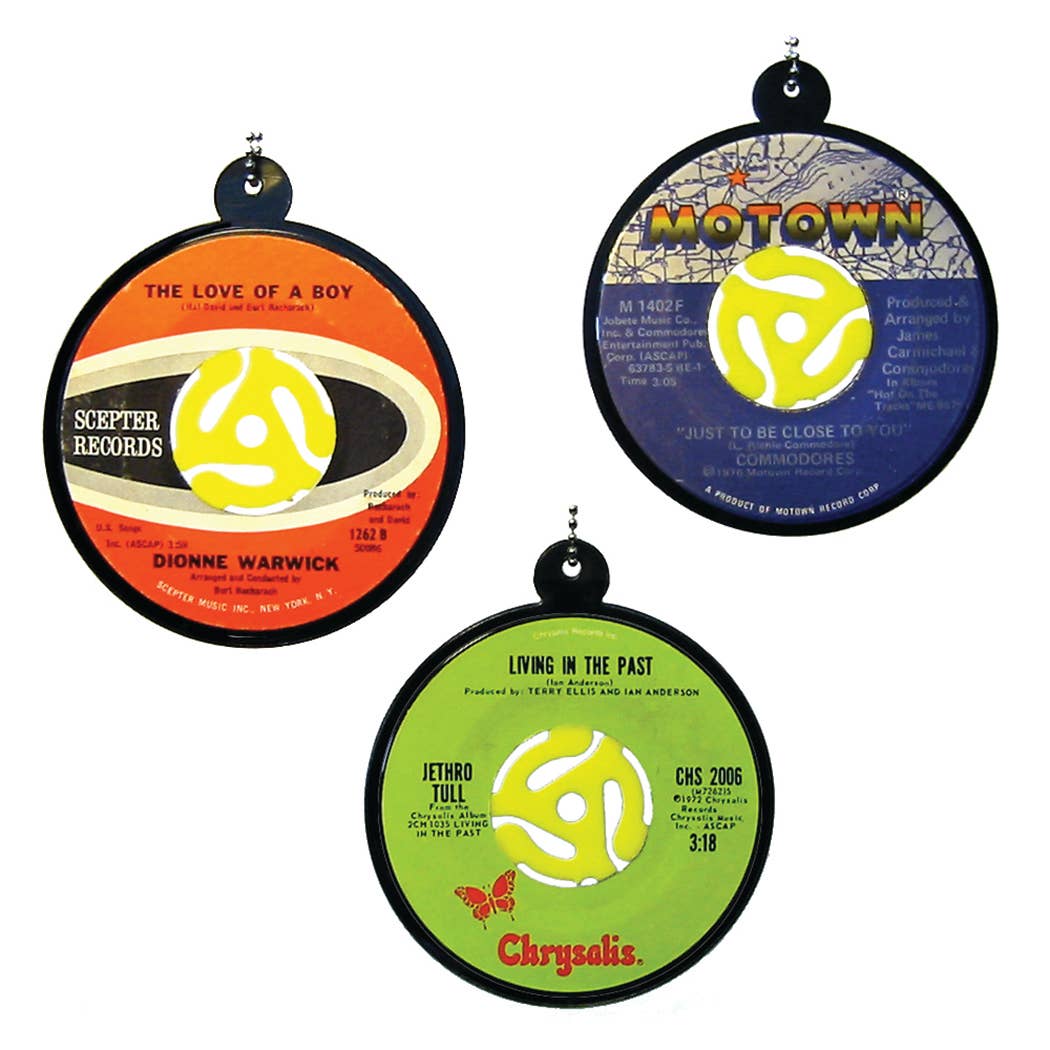 Vinyl Record Ornaments {45RPM}