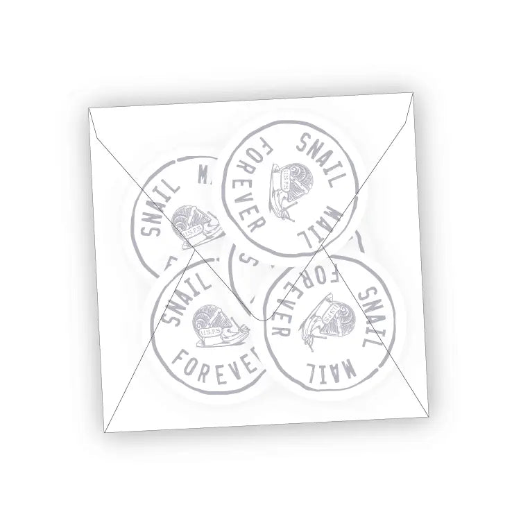 Snail Mail Forever Postmark Sticker Set