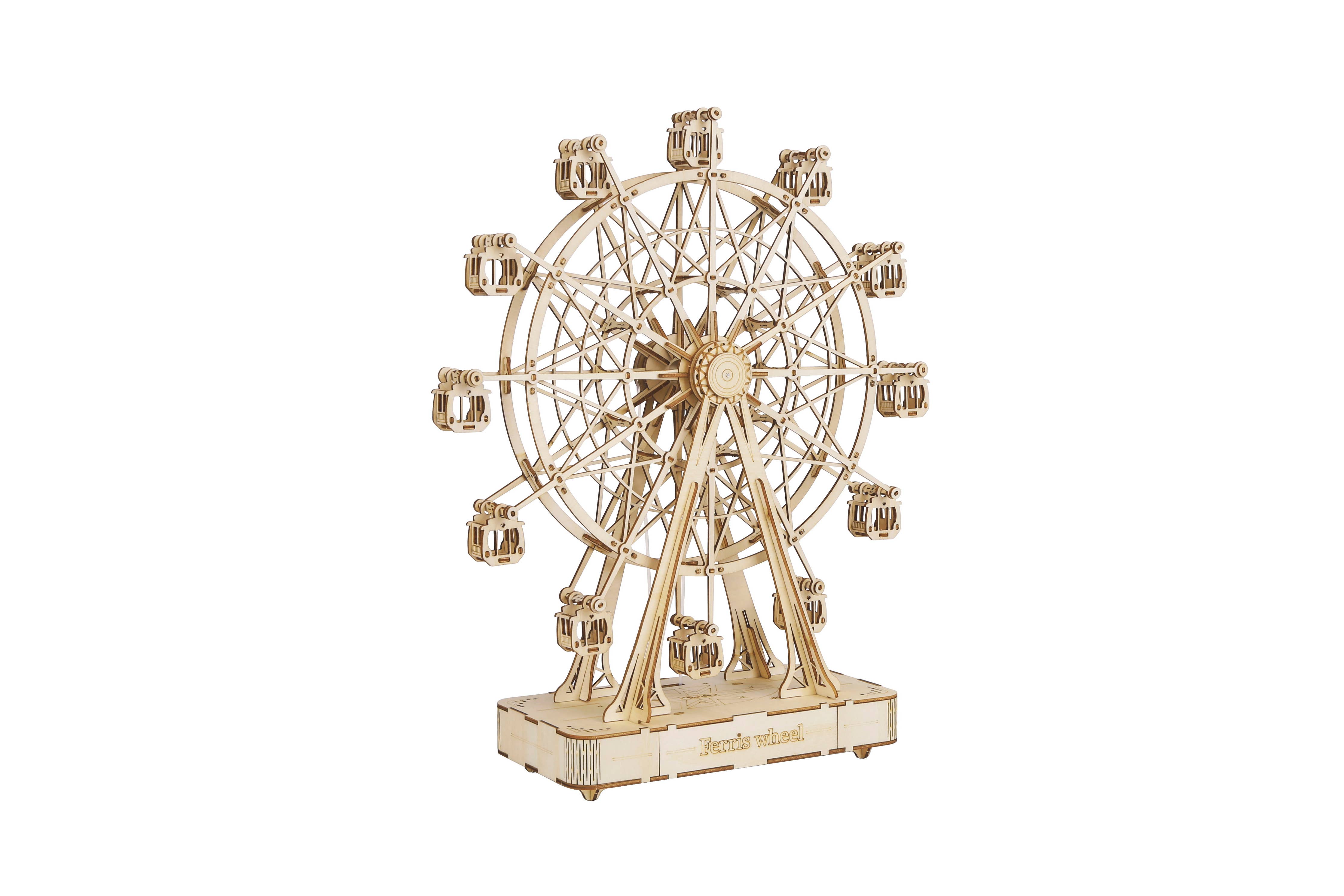 Ferris Wheel Music Box Wooden Puzzle