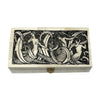 Engraved Bone Box with Hinged Lid {Mermaids}