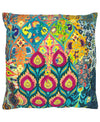 Embroidered Throw Pillow | Kelly Floral {20" x 20''}