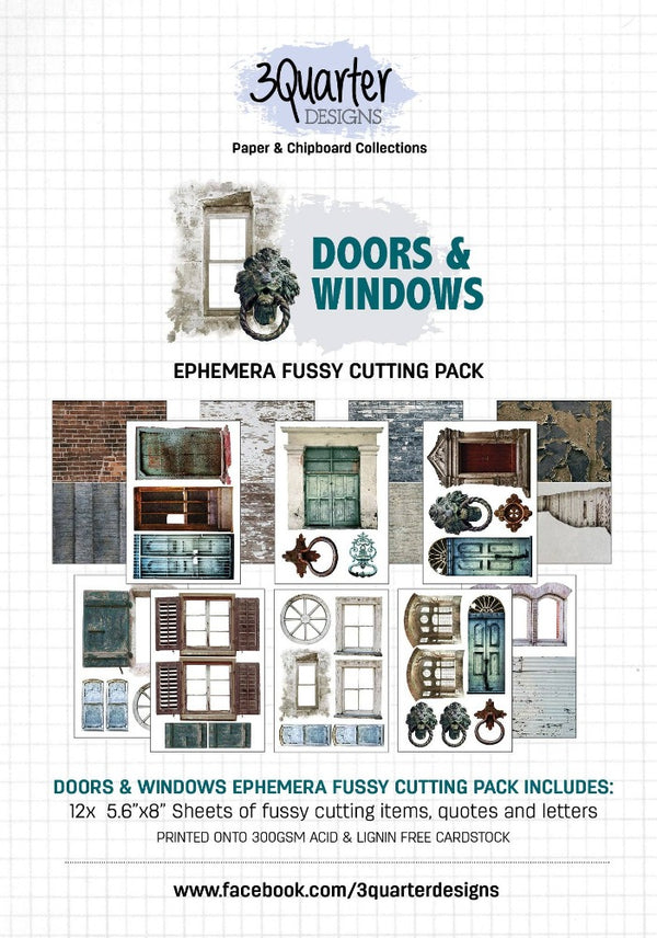 Windows + Doors Ephemera Fussy Cuts