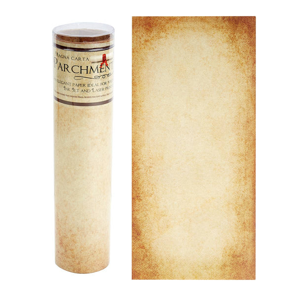 Aged Parchment Scroll Paper