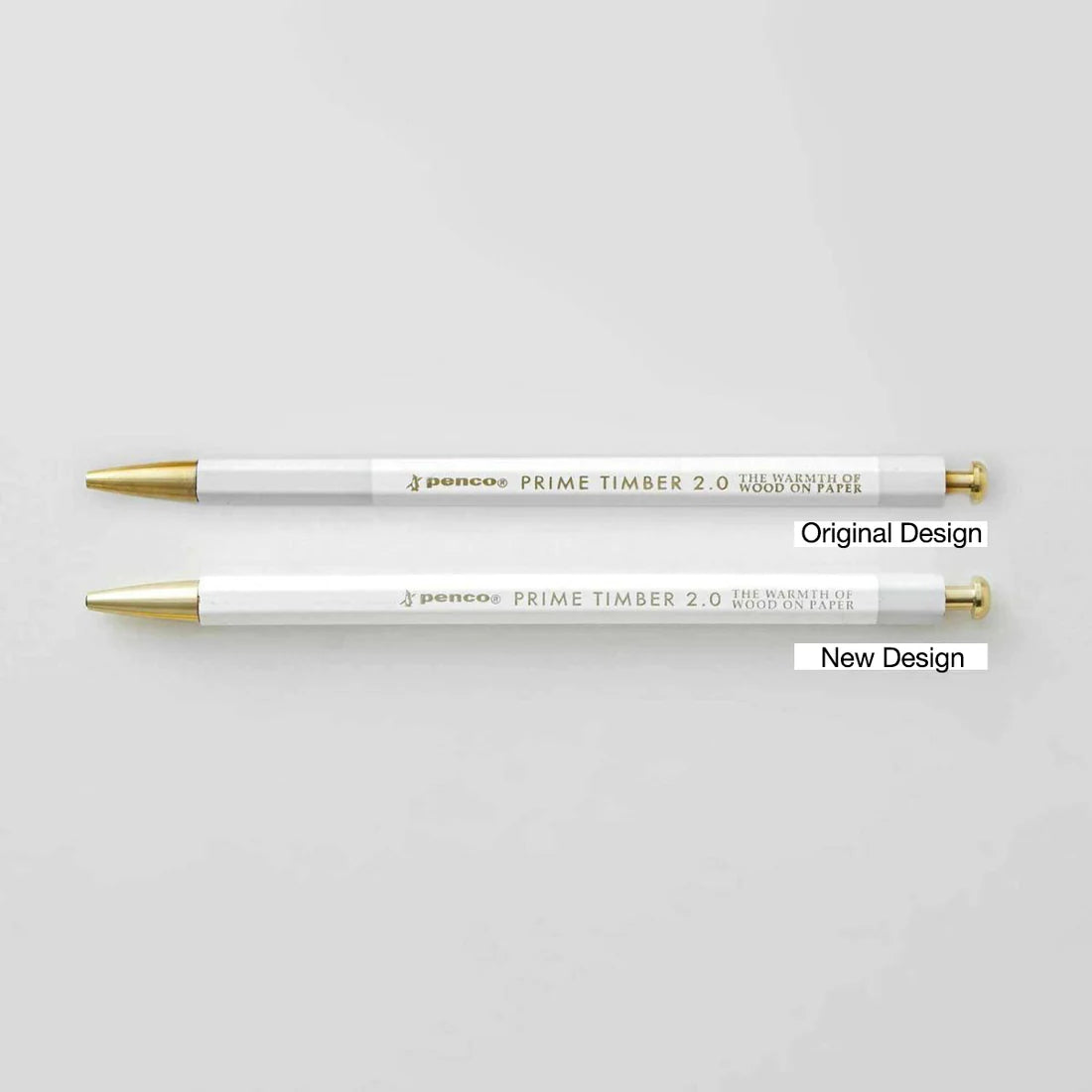 Crayon en laiton Penco Prime Timber | Blanc