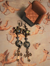 Aurora Borealis Vintage Assemblage Earrings {One of a Kind}