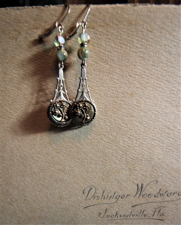 Victorian Assemblage Earrings {One of a Kind}