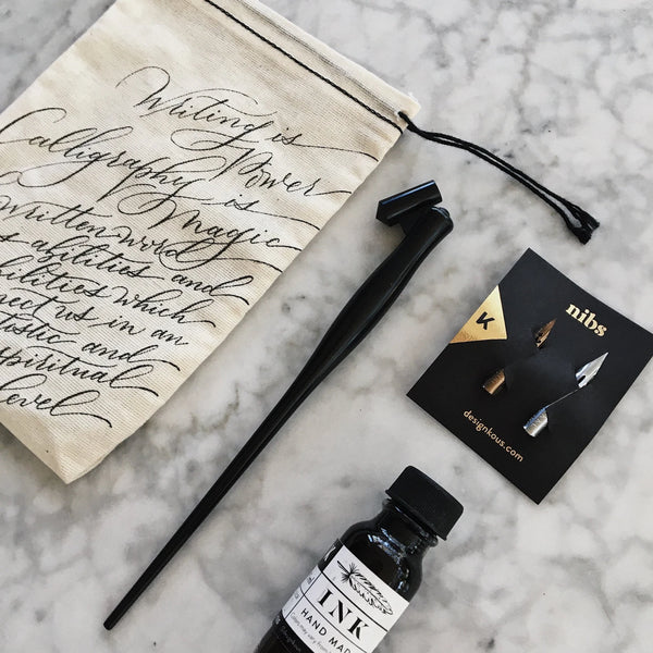 Kit de démarrage de calligraphie pour débutants