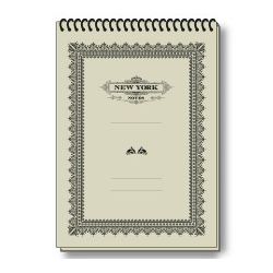Top-Bound 6” x 8” Notebook | Eco-Friendly Italian Paper | NYC Old Style