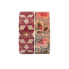 Duo de rubans Washi Floral ivoire Hishi/filigrane