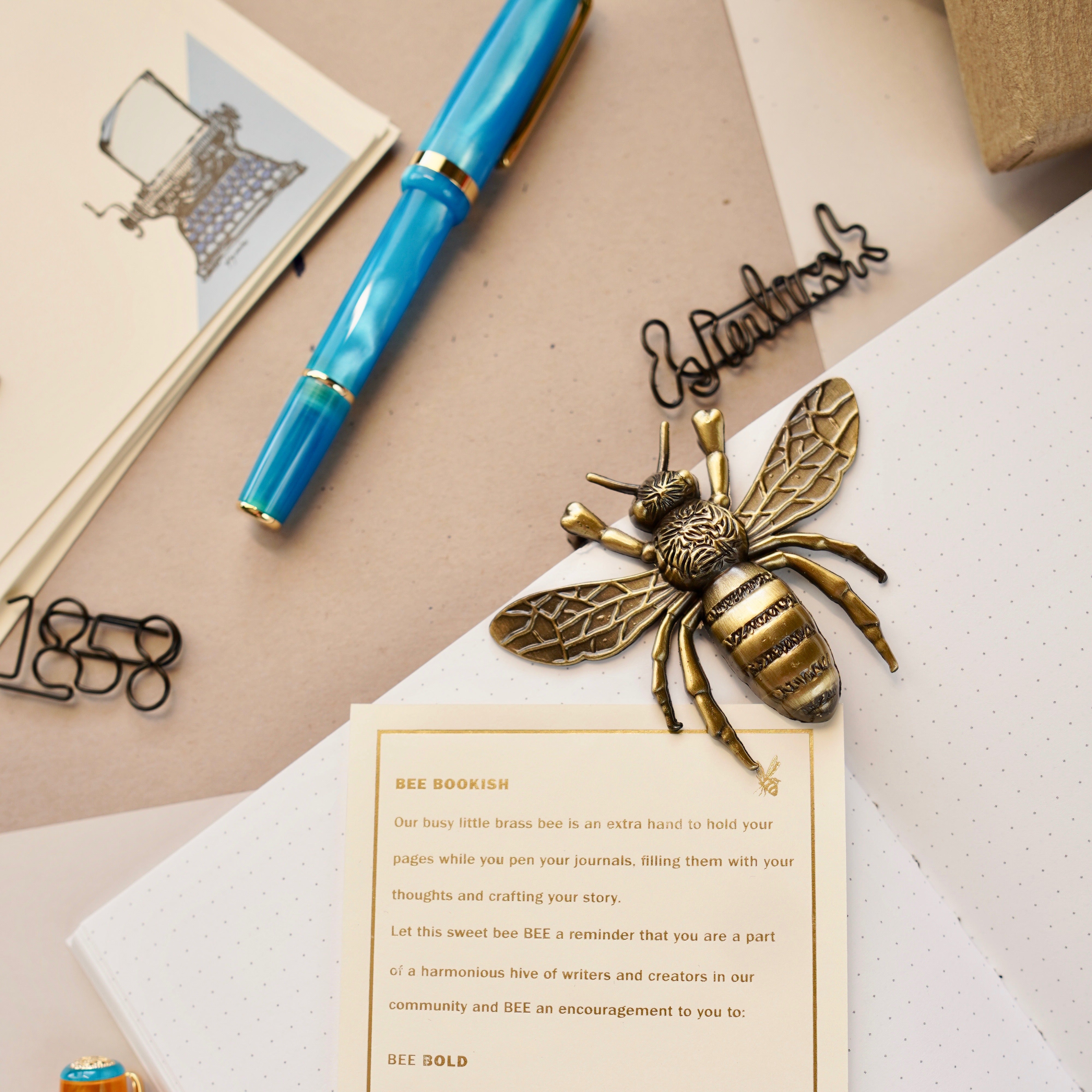 Esterbrook Bee Page Holder {multiple finishes}