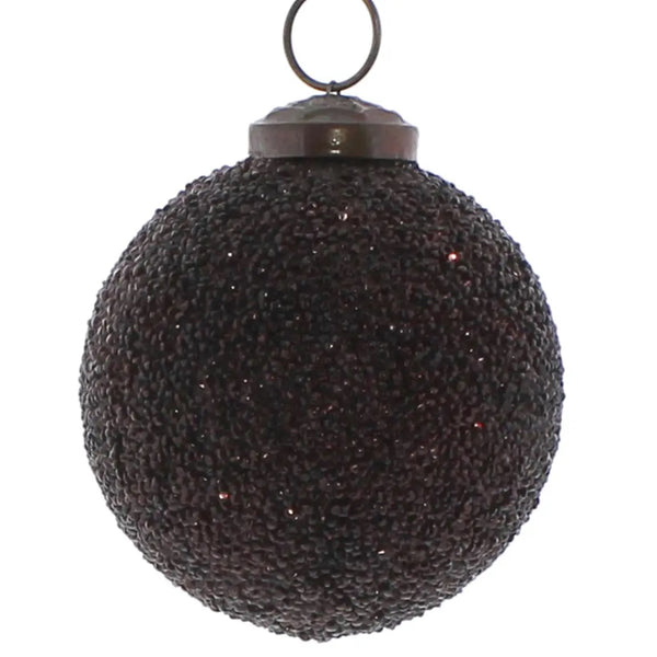Crystalized Glass Ornament | Assorted Colors {multiple sizes}