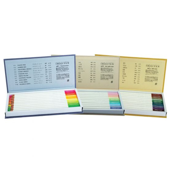 Ensemble de dictionnaire de crayons de couleur Irojiten {Ensembles de couleurs multiples}