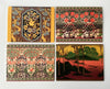 Cartes de conception de papier peint Art Nouveau | Lot de 8