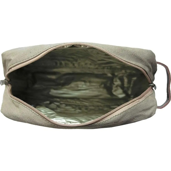 Canvas Shaving Bag | Upcycled Military Tent