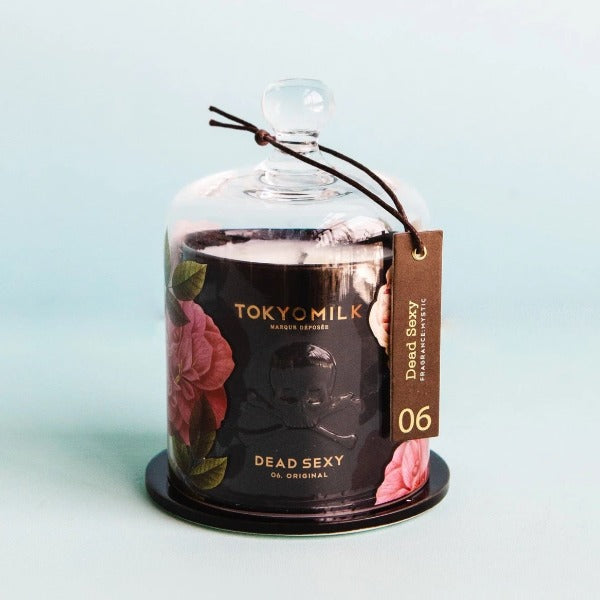 Dead Sexy {No. 6} | Limited Edition Ceramic Candle with Cloche