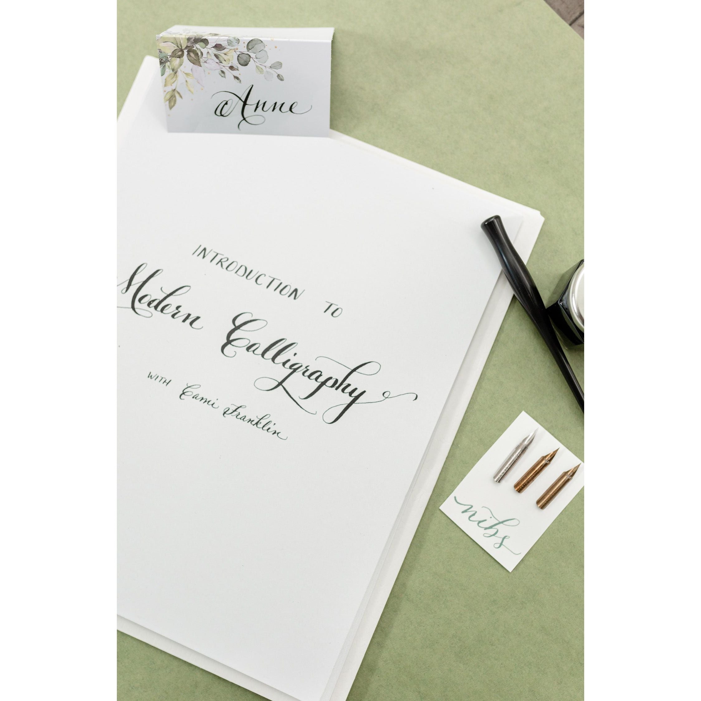 {past event} 08/26: Calligraphy 101 | 6:30 - 9:00pm {sold out}