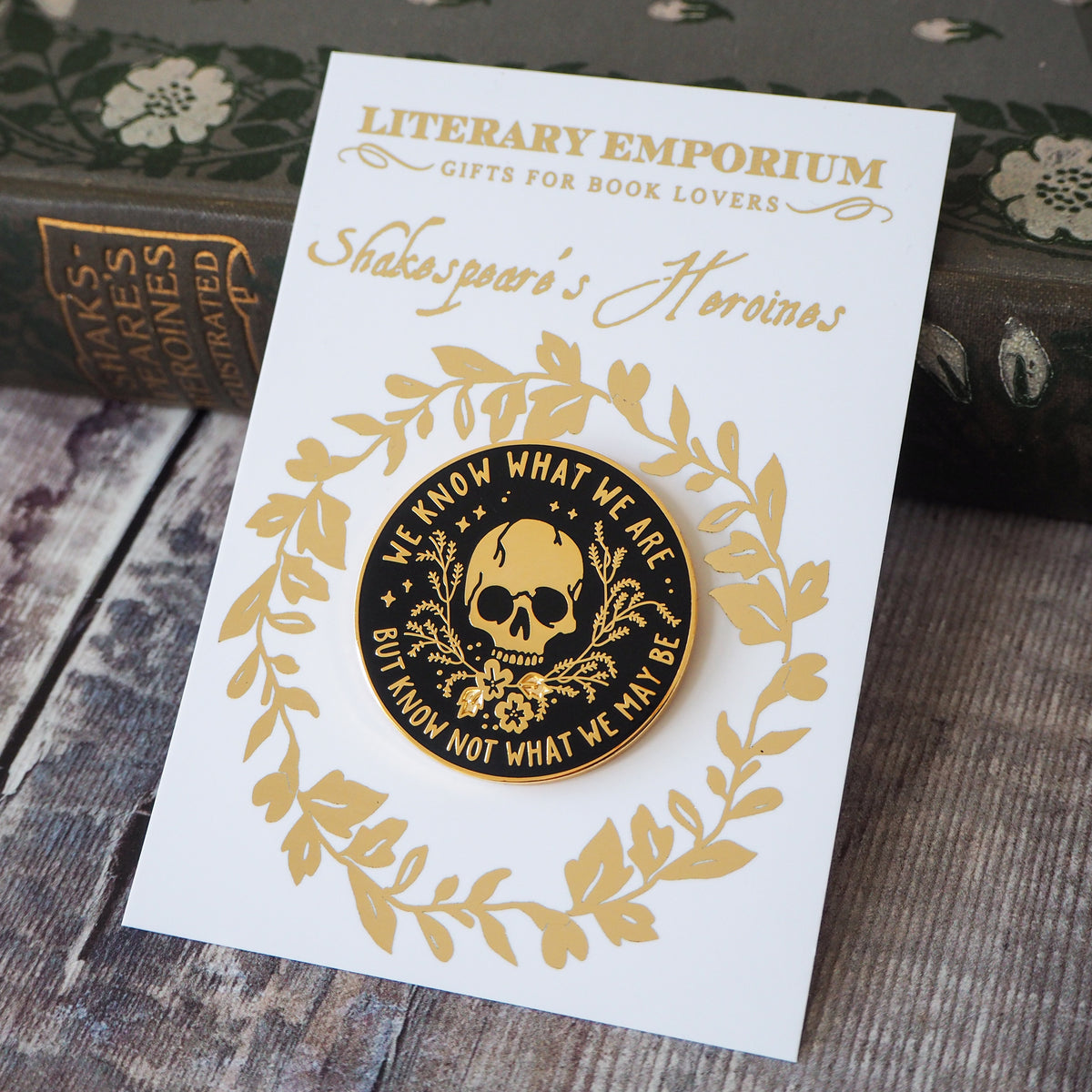 Shakespeare’s Heroin Collection | Enamel Pins {Multiple Styles}