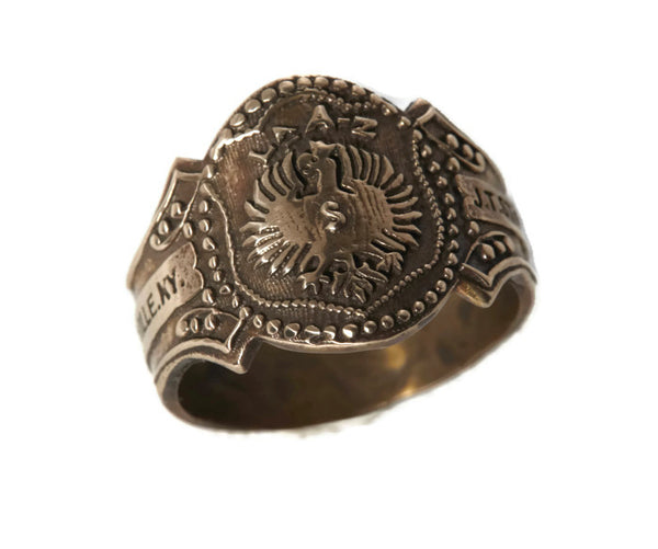 Vintage Cigar Band Ring {Bronze or Sterling}