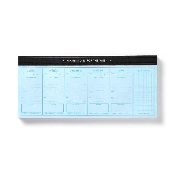 Weekly Planner Pad | Planning is For the Week