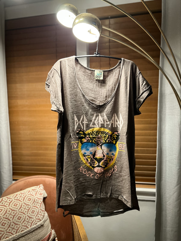 Tee-shirt de groupe d’inspiration vintage | Def Leppard