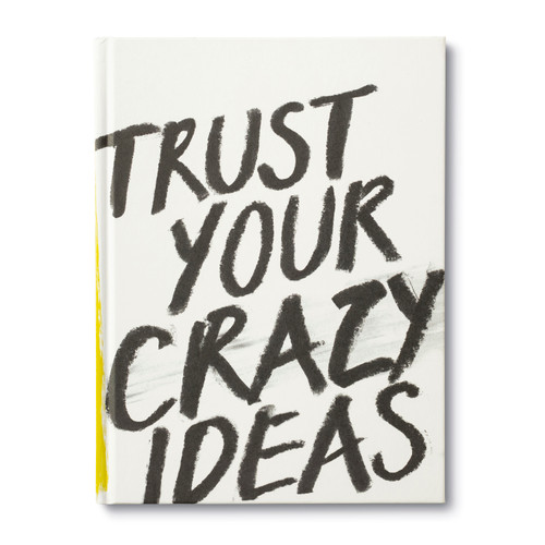 Faites confiance à votre journal guidé/livre d’inspiration Crazy Ideas 
