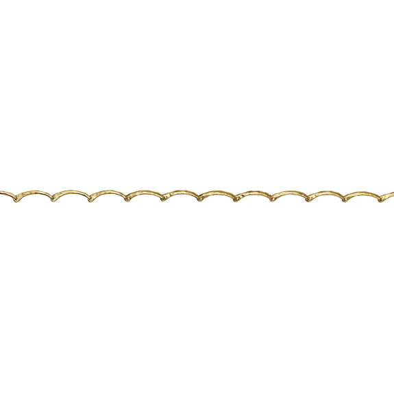 Reverie Scallop Necklace {14k Gold Plated}