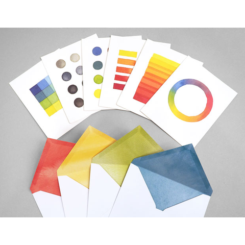 Cartes de notes sur la théorie des couleurs