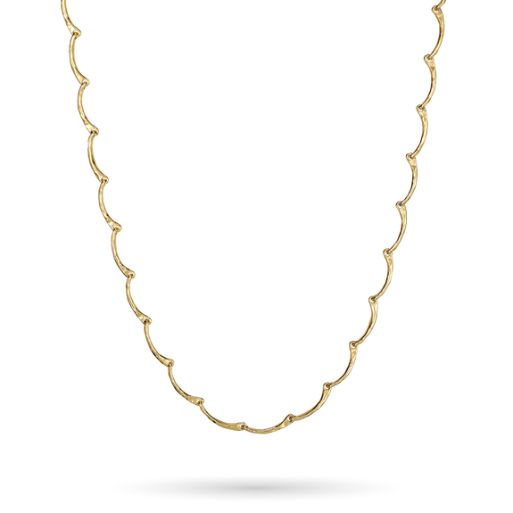 Reverie Scallop Necklace {14k Gold Plated}