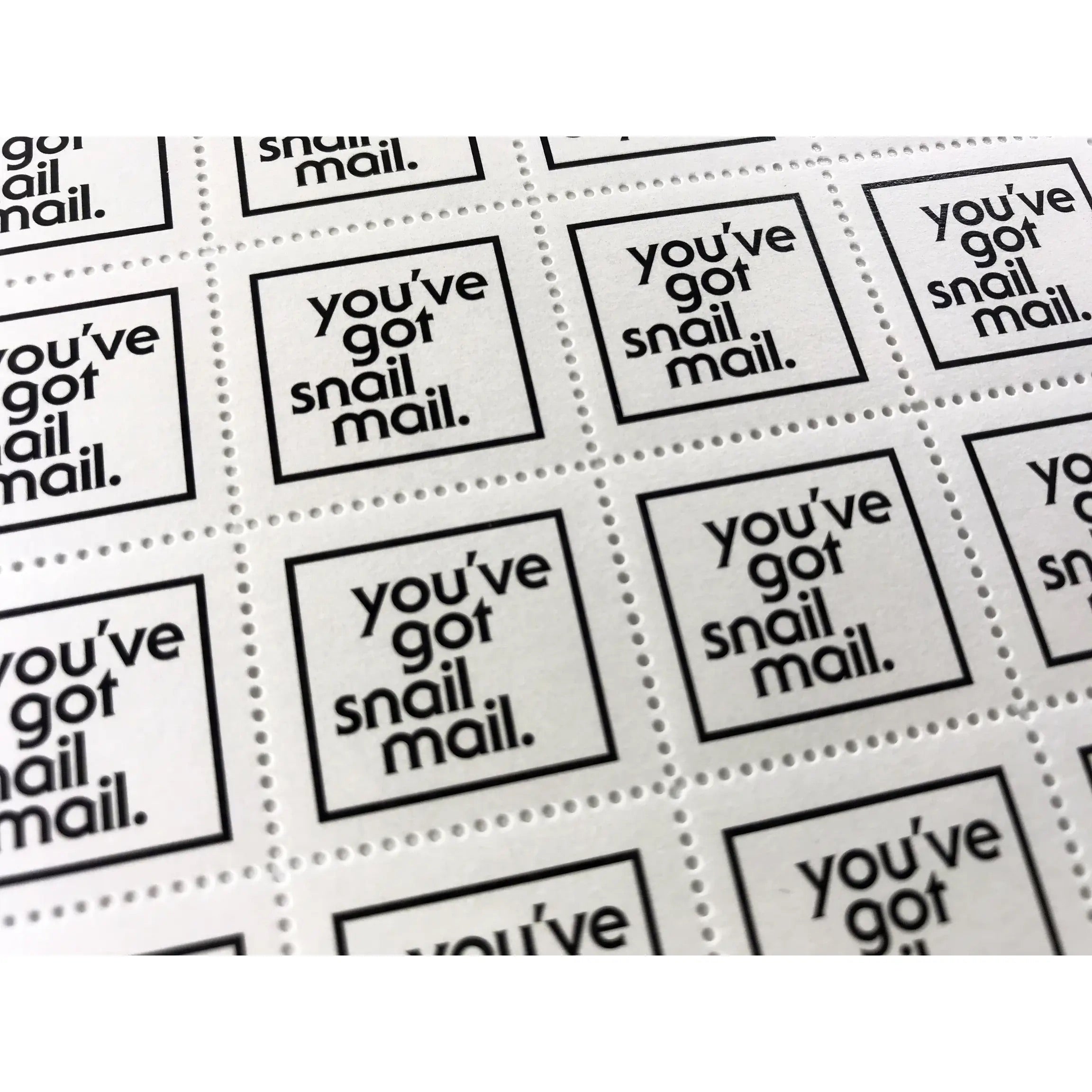 Lick & Stick Stamps | You've Got Snail Mail