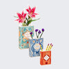 Bibliophile Ceramic Book Art Vases {multiple designs}