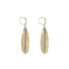 Gold Casbah Feather Earrings
