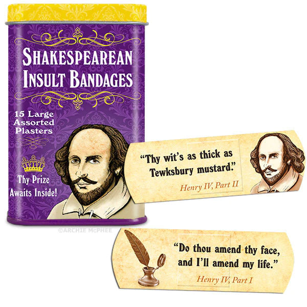 Bandages d’insultes shakespeariens