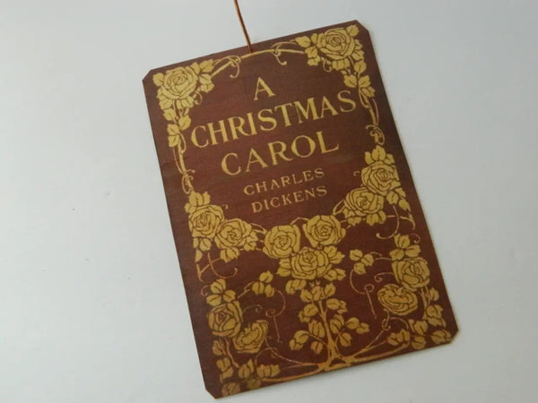 Handmade Vintage Book Cover Ornaments {Various Titles}