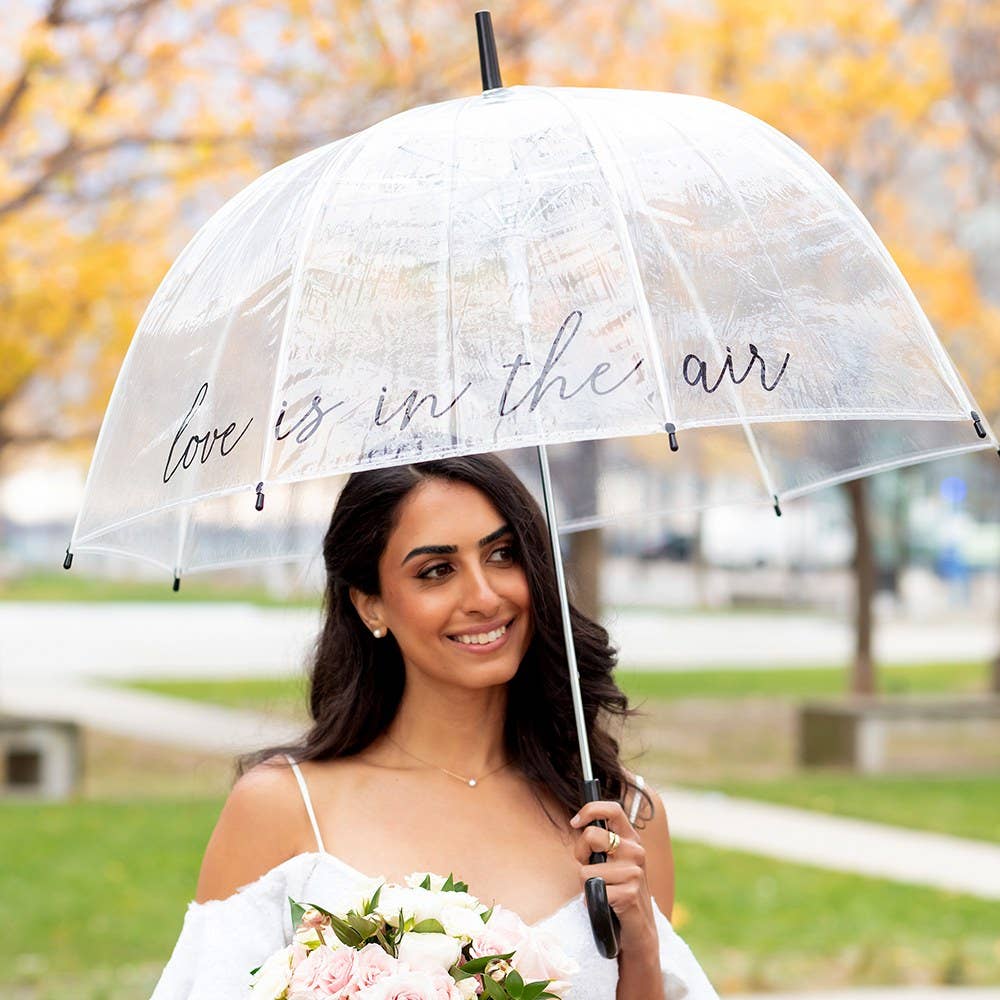 Clear Dome Umbrella | Love Is In The Air