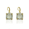 Gold Mini-Square Wilhelmina Coin Earrings