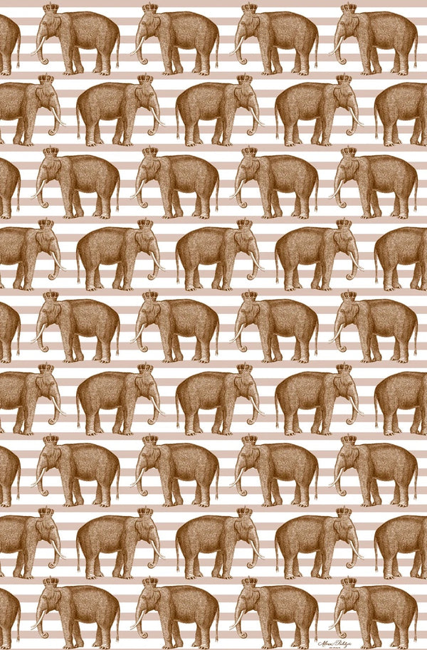 Royal Elephant Wrapping Paper