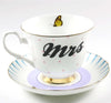 Mr. and/or Mrs. Cup & Saucer Set