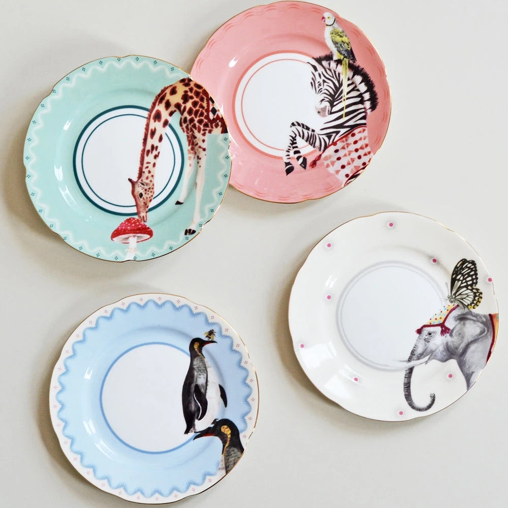 Carnival Animal Plates | Set of 4 {Multiple Sizes}