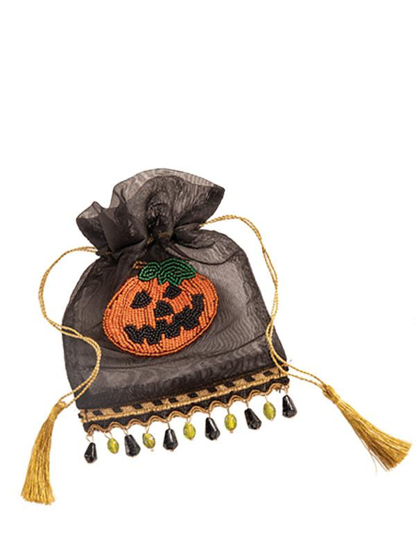 Beaded Halloween Hostess Gift Bags {set of 3}