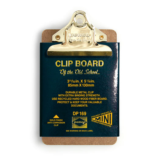 Penco Old School Clipboard | Gold Clip {multiple sizes}