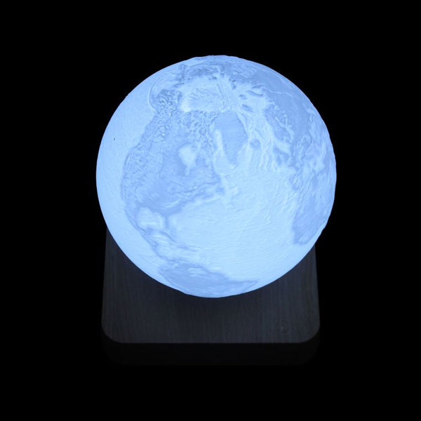 Levitating 3D Earth Lamp