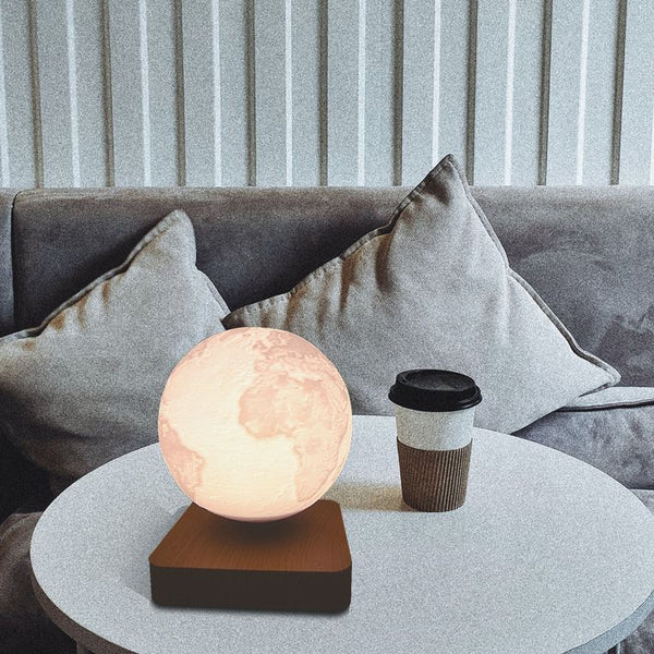 Levitating 3D Earth Lamp