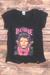Tee-shirt de groupe d’inspiration vintage | David Bowie/Ziggy Stardust