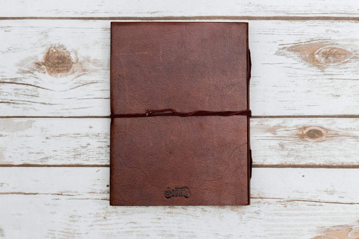 Handmade Leather Journal {6x8} | Not All Storms
